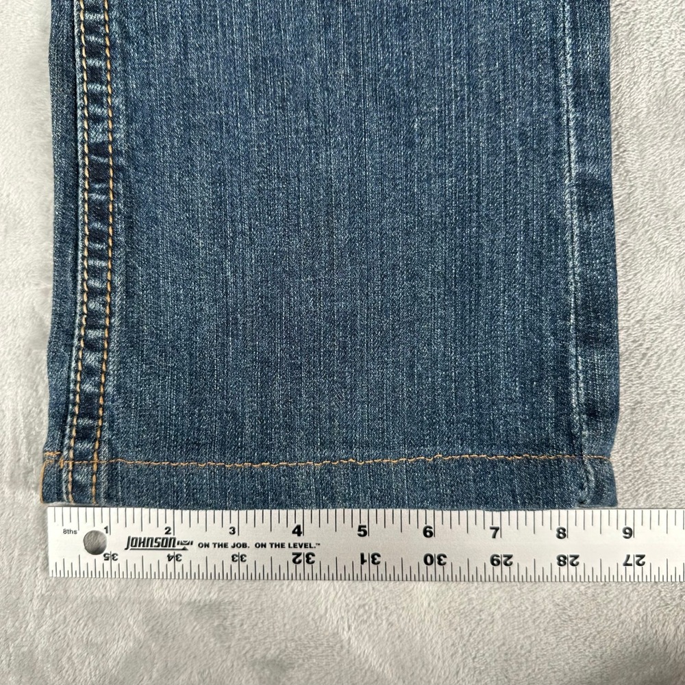 Miss Me Bootcut Jeans Womens 29 Blue Low-Rise Western Y2K Cowgirl Boho McBling - Picture 9 of 11